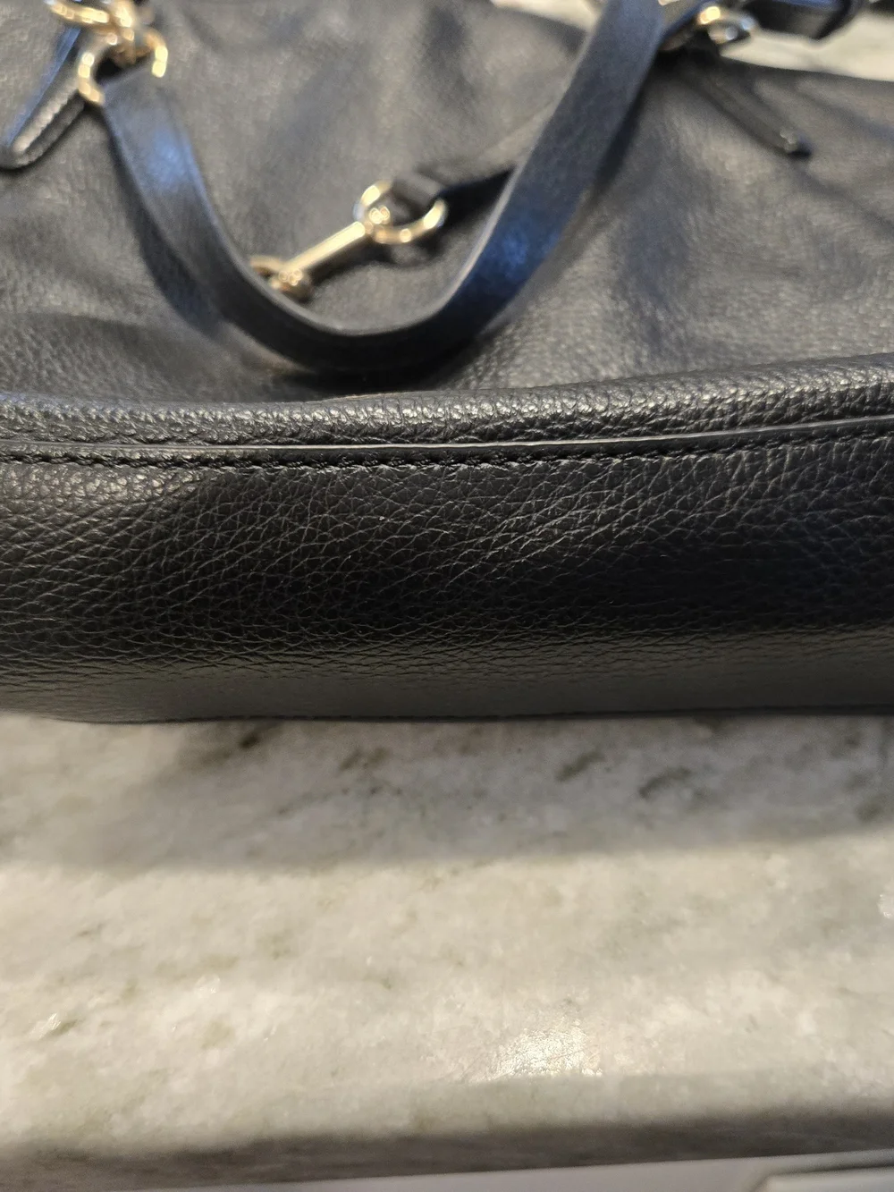 COACH Small Kelsey Black Leather Satchel with Crossbody & Wallet Bundle